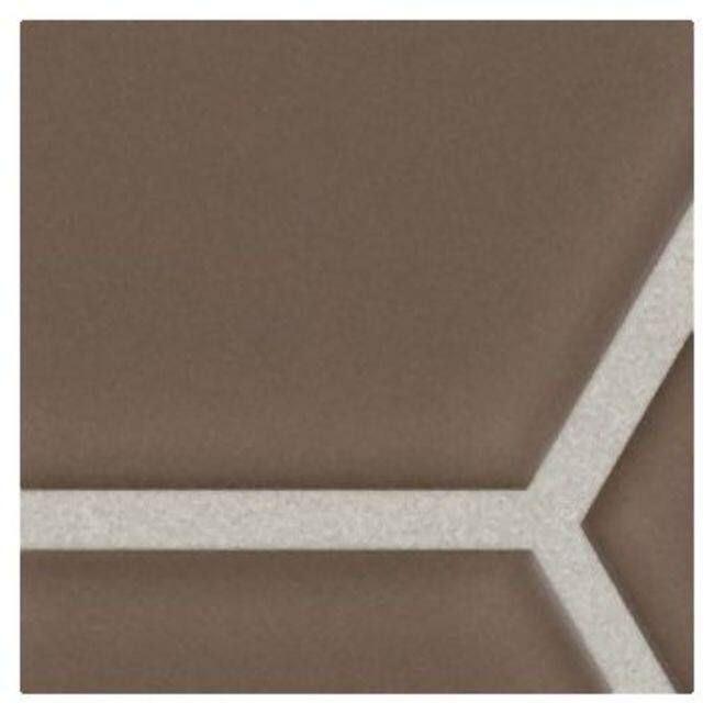 Shaw 448TS Ascendant - 9" x 11" Wall Mosaic Tile - Glass Visual - Sold - Balanced Taupe