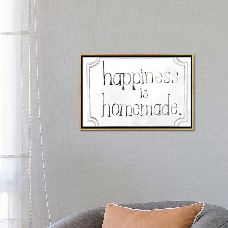 iCanvas "Homemade Happy I" by Jennifer Paxton Parker Framed