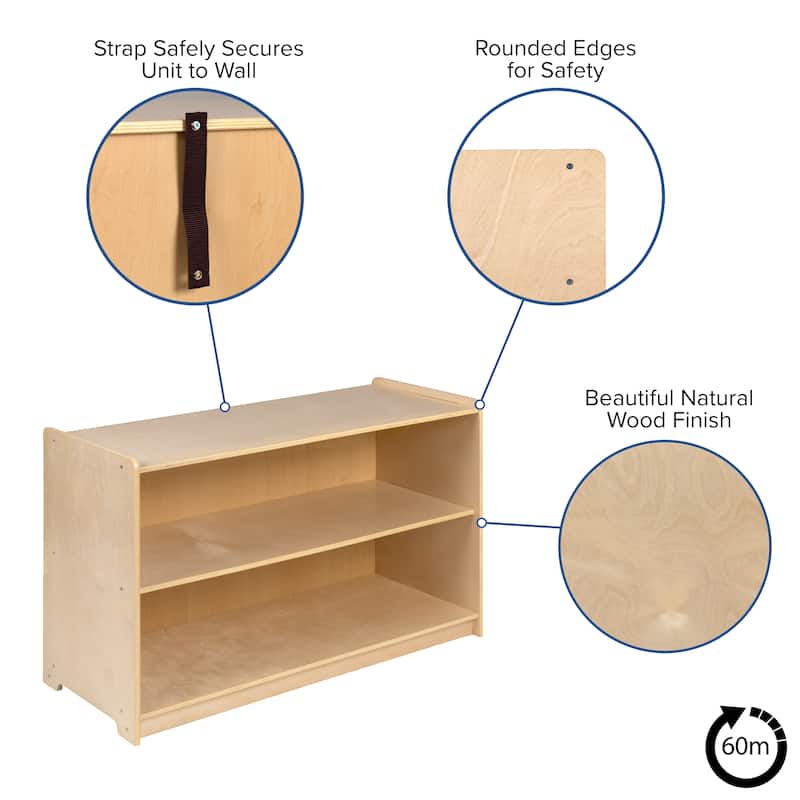 Wooden School Classroom Storage Cabinet for Commercial or Home Use