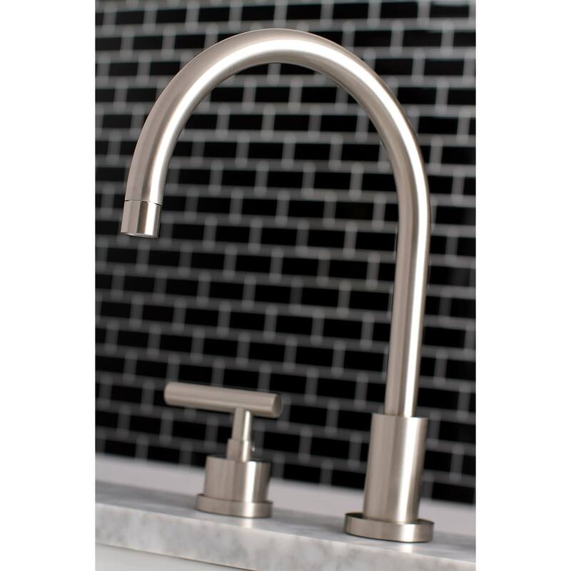 Kingston Brass Manhattan 1.2 GPM Widespread Bathroom Faucet with