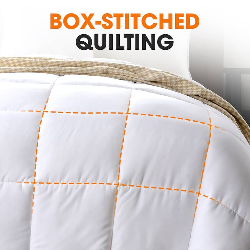 Cheer Collection Luxury All Season White Down Alternative Comforter