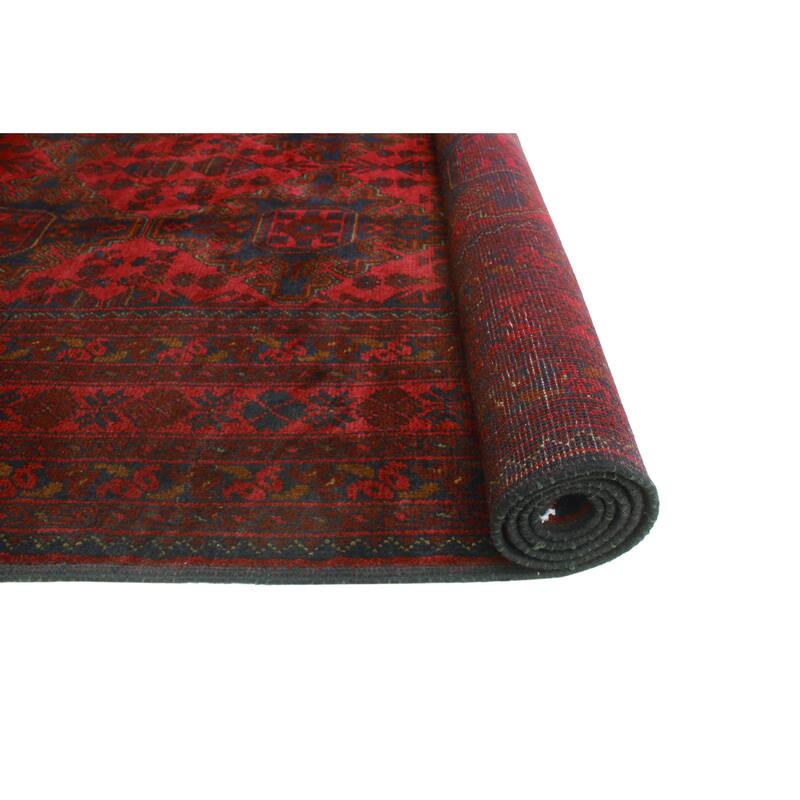 Khal Mohammadi Vinnie Red/Navy Rug - 8'2" x 11'1"