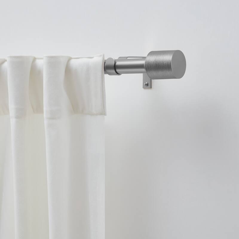 DKNY Fin Curtain Rod and Finial Set