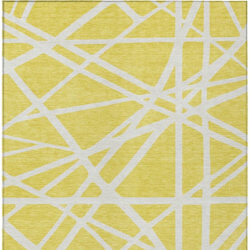 HomeRoots Geometric Transitional Rectangle Outdoor Rug