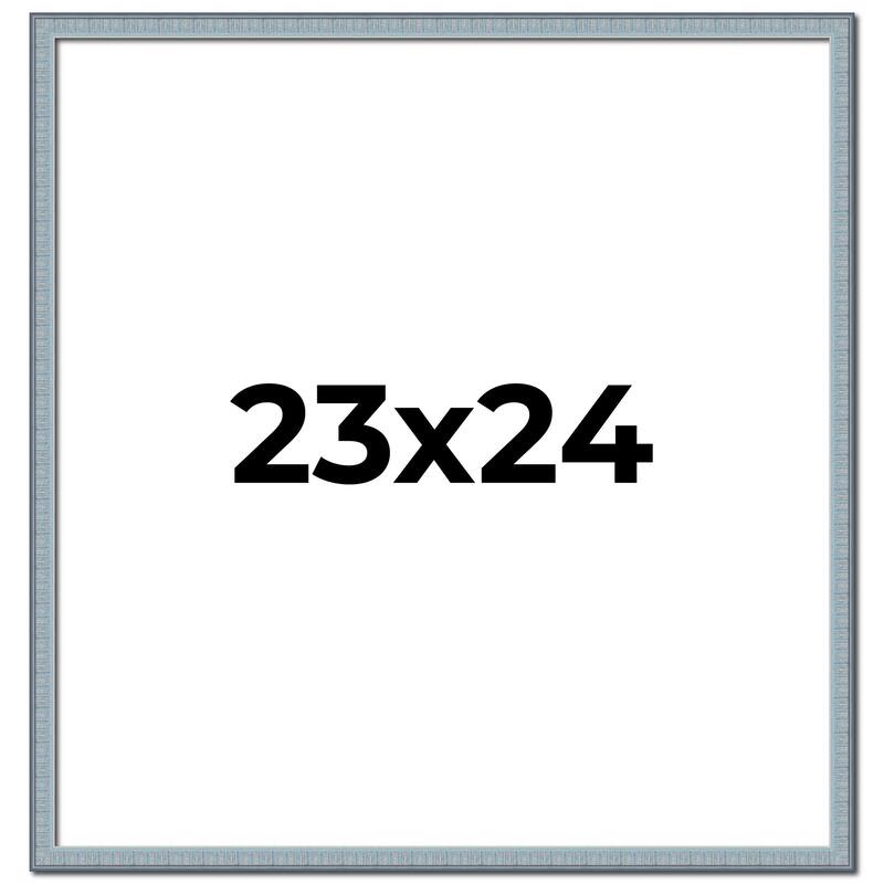 23x24 Frame Rustic Sky Blue Solid Wood Picture Frame | 0.75 Inch