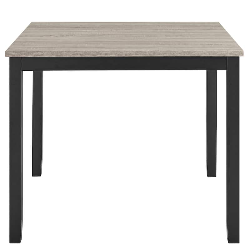 Phy 5pc Counter Table and Chairs Set, Nailheads, Tufted Beige, Brown, Black