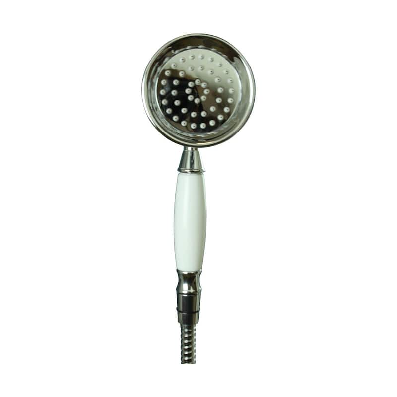 Handheld Telephone Shower Head Set With 58in Flex Hose Chrome Renovators Supply
