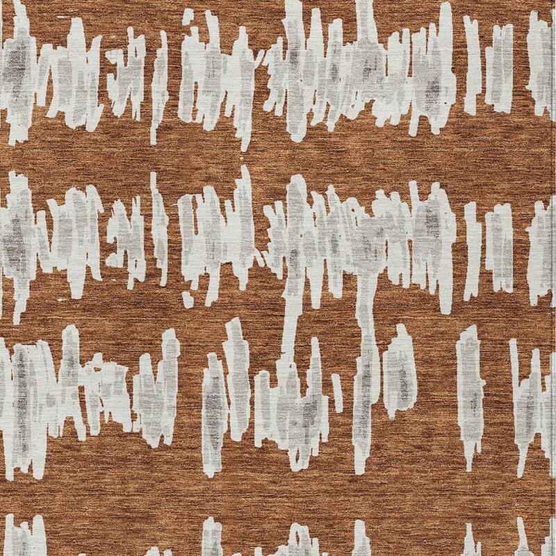 HomeRoots Striped Transitional Rectangle Outdoor Rug