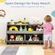 preview thumbnail 7 of 18, Costway Kids Toy Storage Organizer with 2 Movable Drawers Open Shelf - See Details