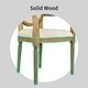 preview thumbnail 13 of 47, French Chic Vintage Style Dining Side Chair With Upholstered Linen Welted Fabric And Elegant Natural Rustic Wood Frame
