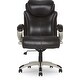 preview thumbnail 9 of 12, Serta Dayton Big and Tall Executive Office Chair with AIR Technology, Brown Bonded Leather