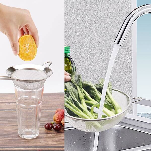 Stainless Steel Fine Mesh Strainer 8 Inch - Tools & Gadgets - Kitchen