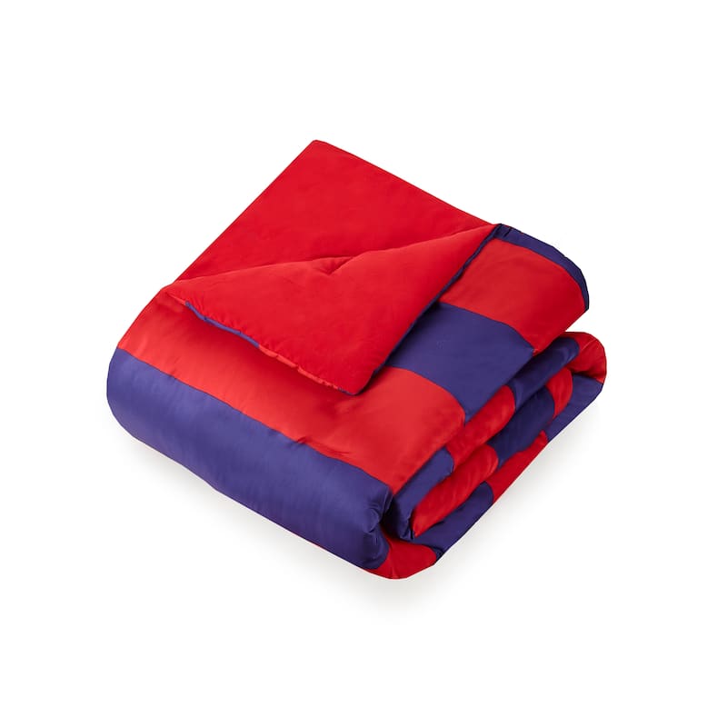 Urban Playground Lavelle Red/Blue Comforter Set