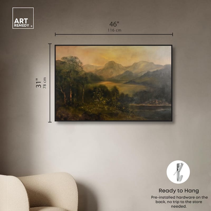 Highland Hues Canvas by Art Remedy