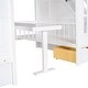 preview thumbnail 31 of 50, Full-Over-Full Bunk Bed with Changeable Table