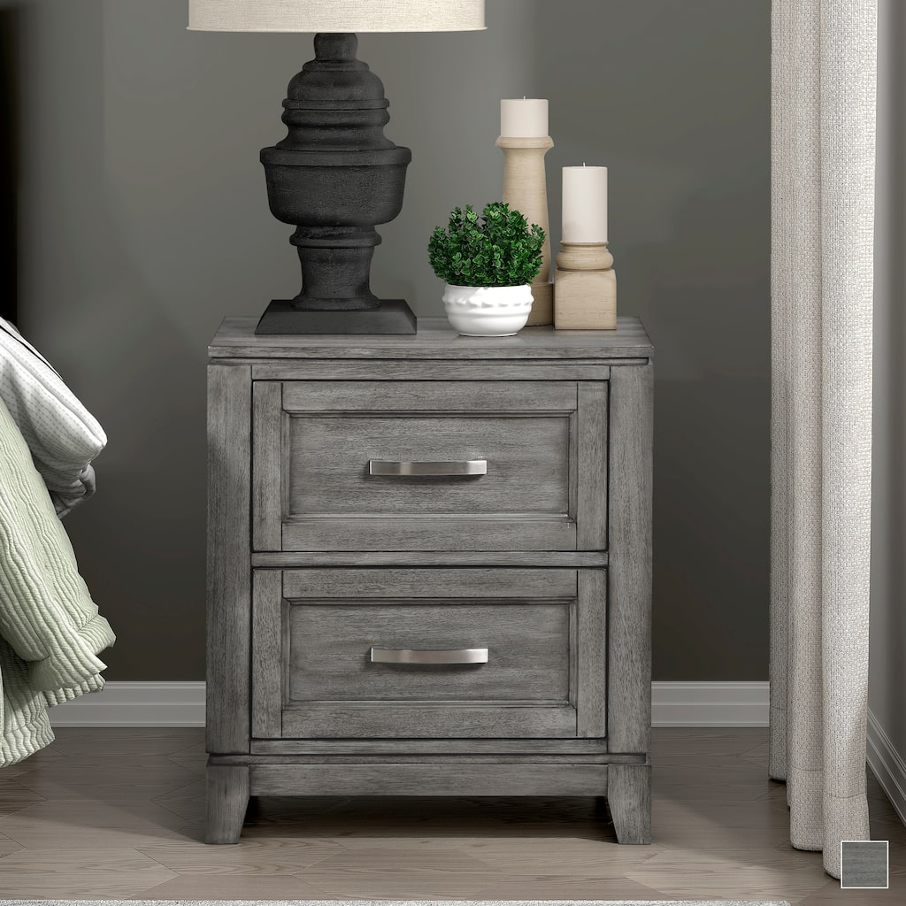 Asa 2-Drawer Nightstand