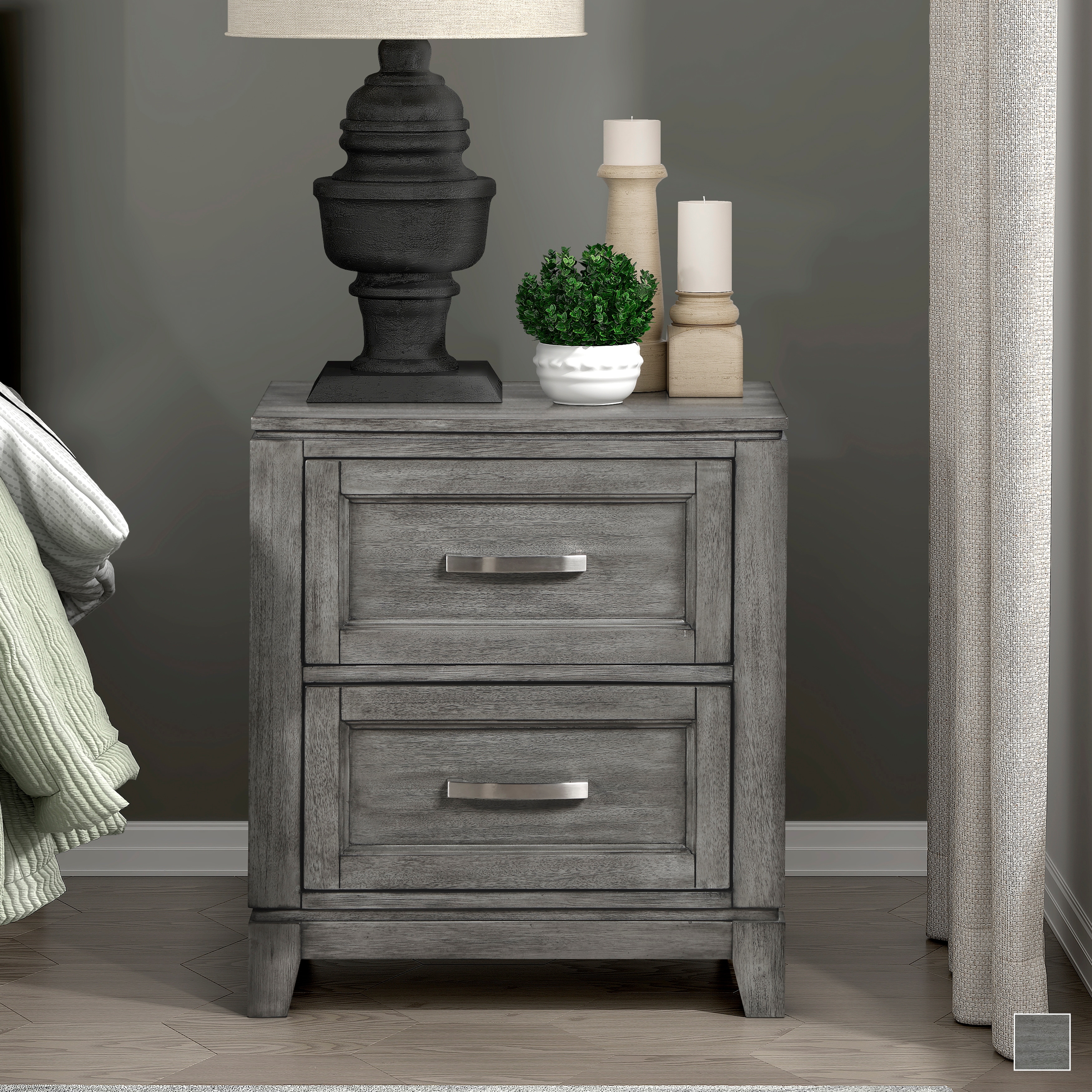 Fremont & Park Asa 2-Drawer Nightstand