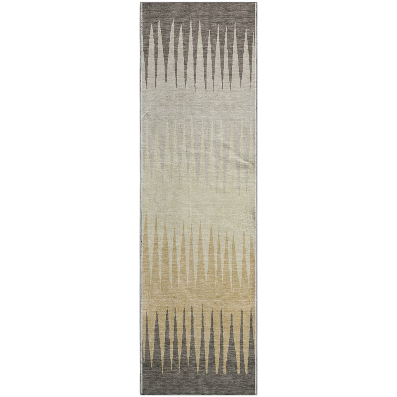 Premium Washable Super Soft Modern Spikes Mayfield Rug