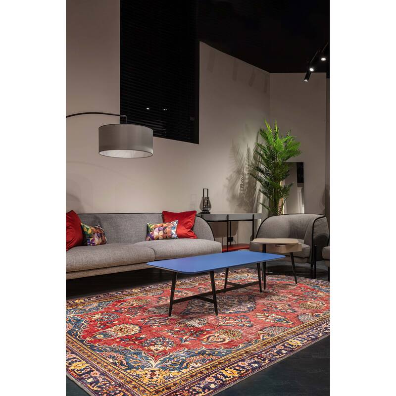 ECARPETGALLERY Hand-knotted Antalya Vintage Red Wool Rug - 6'2 x 10'1