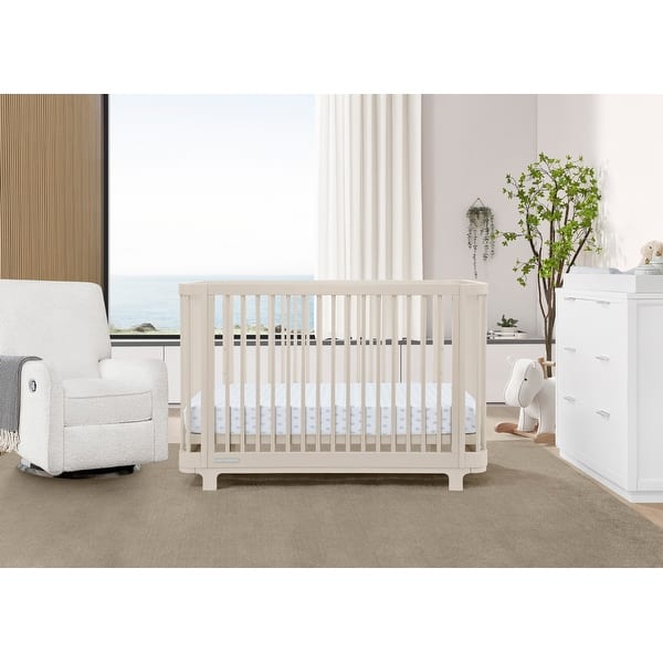 slide 2 of 7, Delta Children Nest 4-in-1 Convertible Crib Natural