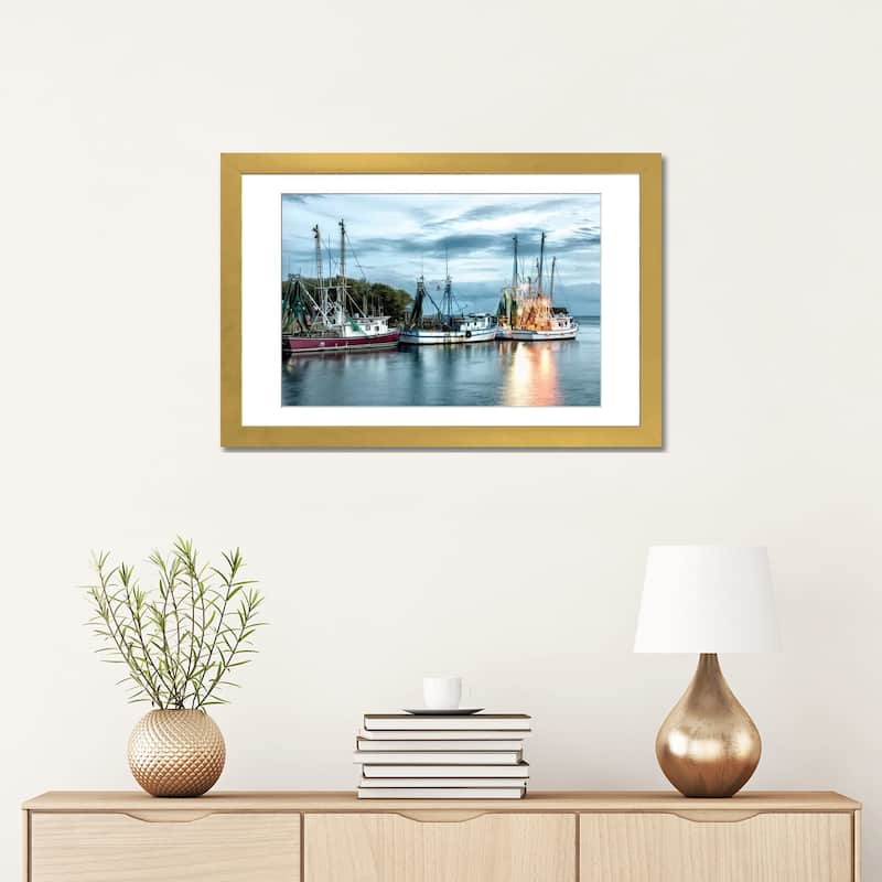 iCanvas "The Shrimping Fleet" by Danny Head