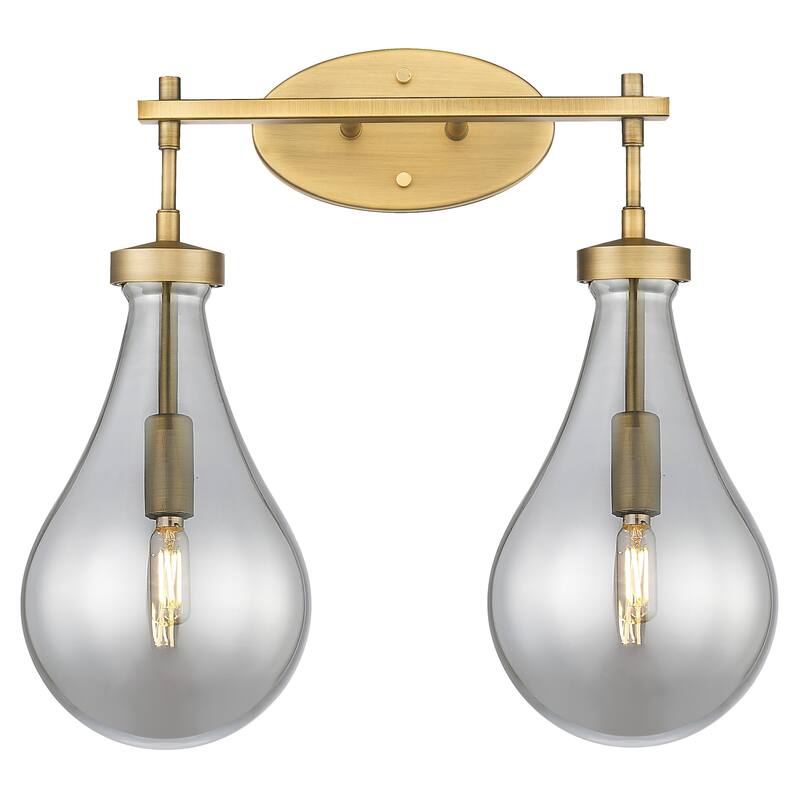 Innovations Lighting 451-2W-G451-7SM Owego 2 Light 18" Wide Vanity - Brushed Brass