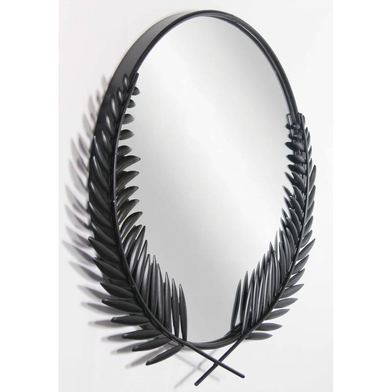 Empress 22 inch Decorative Traditional Round Wall Mirror - Brushed Gold - 22 x 2 x 22