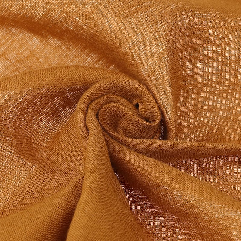 6 Pack Soft Cotton Gauze Cloth Napkins, Bulk Linen Dinner Napkins for Weddings Decorative Parties Dinner - 14x14 Inch - Orange