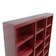 preview thumbnail 4 of 17, Concepts in Wood Triple Wide Wood Bookcase, 15 Shelf, 72 inch Tall