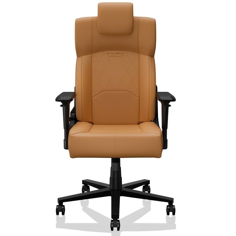PU Leather Ergonomic Office Chair Gaming Chair with Lumbar Support Flip-Up Arms and Headrest, for Adults, Women and Men