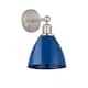 Option Blue / Satin Nickel