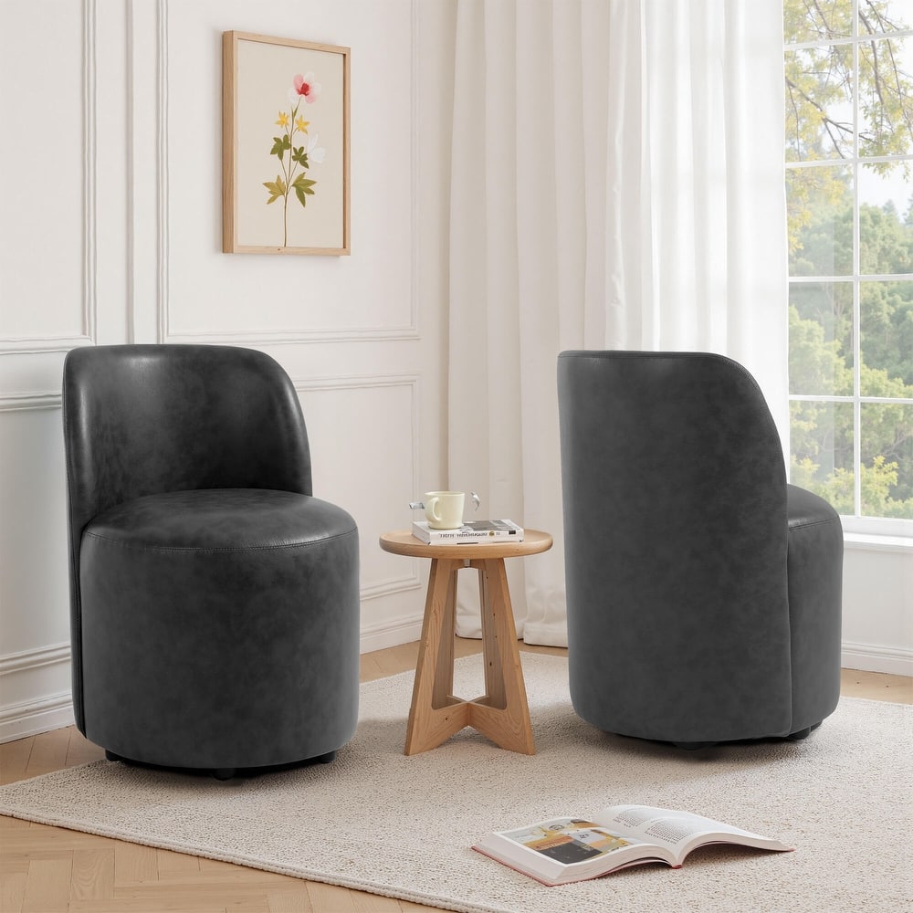 Lumibee 21" W Upholstered Side Dining Chair Set of 2