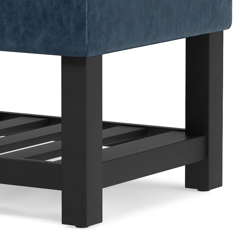 WYNDENHALL Essex 44 inch Wide Transitional Rectangle Ottoman Bench