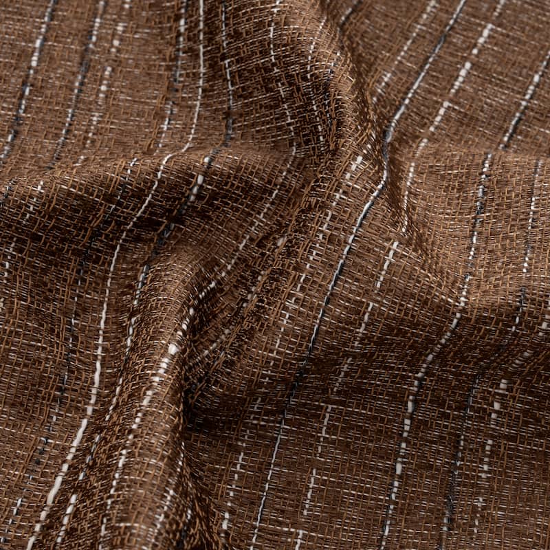 Kensington Striped Texture Window Curtain Panel 84" or 95"