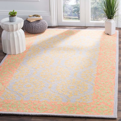 SAFAVIEH Handmade Suzani Alexa Boho Tribal Wool Rug
