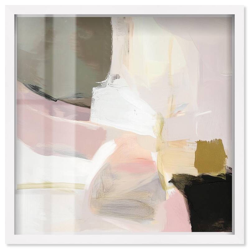 Dynamic Color II Shadowbox by Art Remedy - White - 30" x 30"