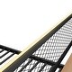 preview thumbnail 11 of 15, Full Size Metal Bunk Bed with Built-in Desk, Light and Drawers, Black
