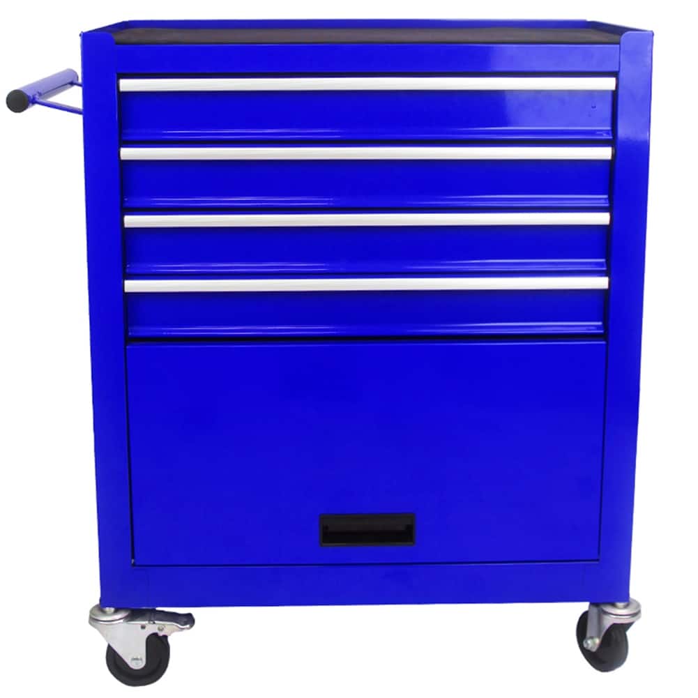 Rolling Garage Workshop Tool Organizer 4 Drawer Chest Storage Cabinet With Wheels Locking System