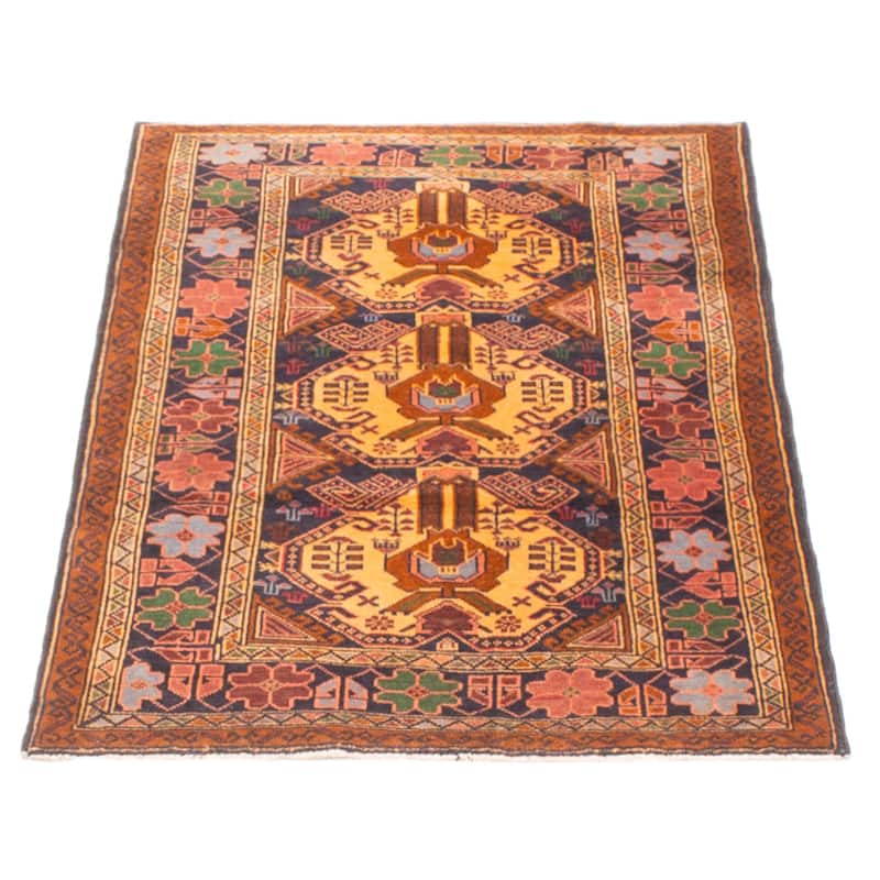 Teimani Brown Rug 2'10" x 4'2" - 2'10 x 4'2