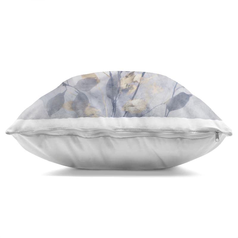 Stupell Muted Roses with Glam Detail Decorative Printed Throw Pillow Design by Irene Weisz