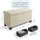 preview thumbnail 40 of 62, Nestl Storage 30-In Storage Ottoman Bench with Storage Bins for Bedroom - Folding Foot Rest Ottoman with Storage for Living Room