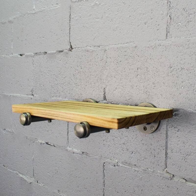 Somerville Farmhouse Industrial Wall Shelf