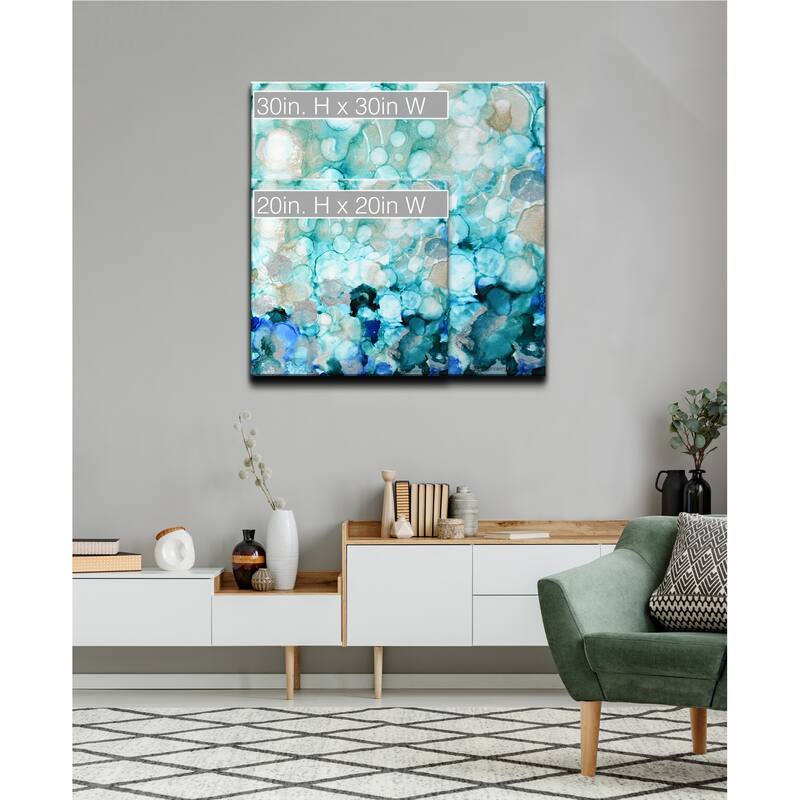 'Mermaid Pearls II' Wrapped Canvas Wall Art by Norman Wyatt Jr.