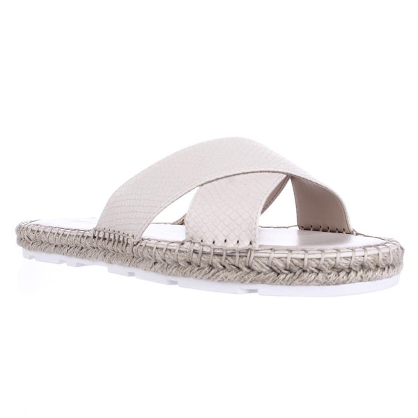 Nine West Demetria Flat Slide Sandals, Off White