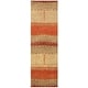 preview thumbnail 2 of 3, Alora Decor Desert Orange, Beige, and Brown Hand-tufted Wool Rug 2'6" x 8'