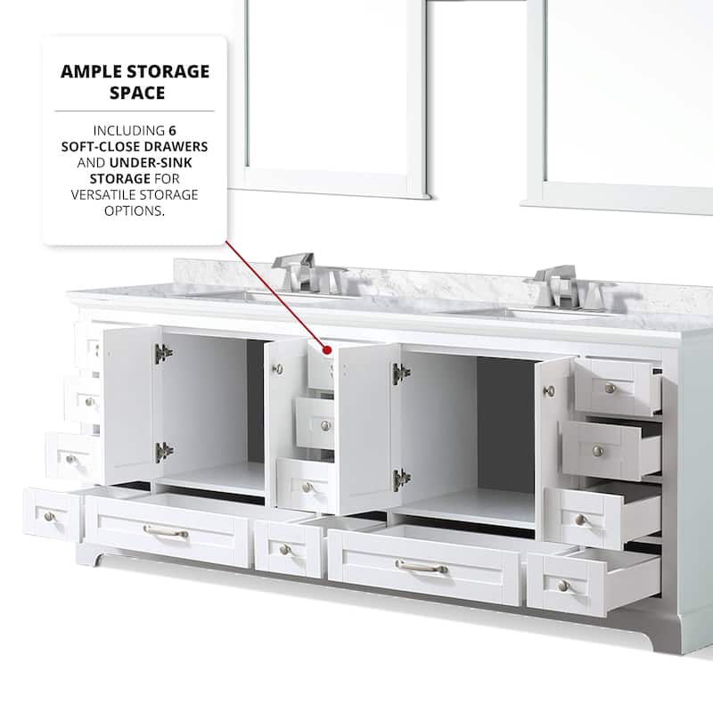 Dukes Bath Vanity No Top and Mirror