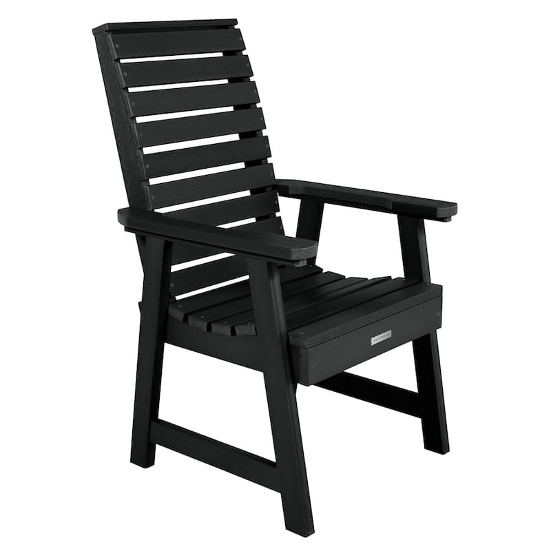 HIGHWOOD Weatherly Dining Height Outdoor Armchair - Black