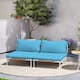 Option Blue,2 pcs seats & 2arms