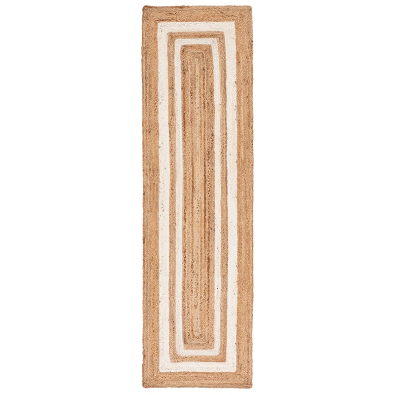 SAFAVIEH Natural Fiber Roxana Double Border Jute Rug