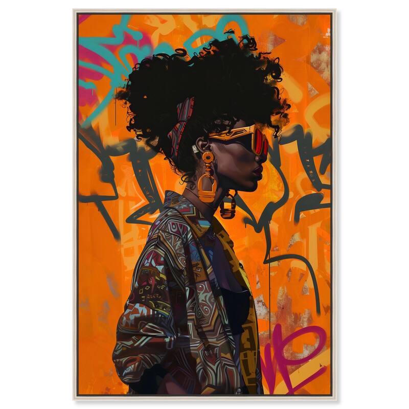 Street Wear Canvas by Art Remedy - 16" x 24" - Silver